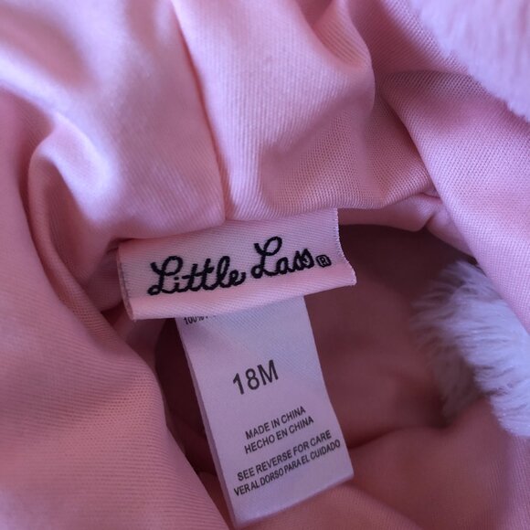 [Kids 18M] LITTLE LASS Faux Fur Cat Kitty Vest Coquette Y2K Holiday - Picture 4 of 4